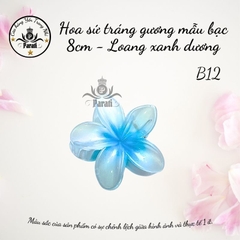 Hoa sứ tráng gương mẫu bạc 8cm
