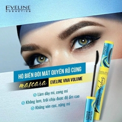 [Ba Lan]Mascara Eveline Không Lem, Dưỡng Làm Dày Và Dài Mi 10ml