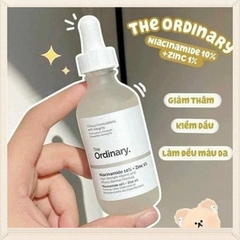 Serum Dưỡng Mềm Da, Giảm Sưng, Ngăn Ngừa Mụn The Ordinary Niacinamide 10% + Zinc 1% 30ml