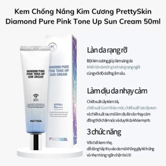 Kem chống nắng Kim cương PrettySkin Diamond Pure Pink Tone Up Sun Cream 50ml