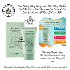 Kem Chống Nắng The Saem Eco Earth Sun Cream SPF 50 PA++++ 50ml
