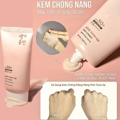 Kem chống nắng nâng tone PrettySkin Pink Tone Up Sun Cream SPF 50+PA+++ 50ml