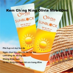 Kem Chống Nắng Olivia Mira Hàn Quốc 60ml