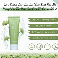 {S-T}Kem dưỡng làm dịu da chiết xuất rau má PrettySkin The Pure Jeju Cica 70 Cream 50ml