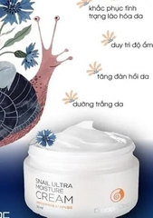 {S-T}Kem dưỡng ốc sên GoodnDoc Snail Ultra Moisture Cream Hàn Quốc 50ml