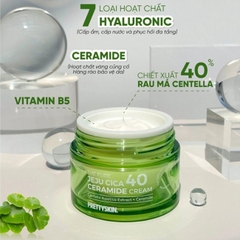 Kem Dưỡng Phục Hồi Da Rau Má Prettyskin The Pure Jeju Cica 40 Ceramice Cream 52ml