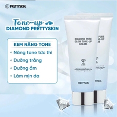 {S-T}Kem dưỡng PrettySkin Diamond Pure Glow Tone-up Cream 100ml