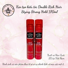 Keo tạo kiểu tóc Double Rich Hair Stying Strong Hold 170ml