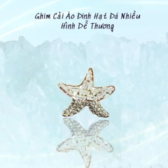 Gim cài áo hạt đá