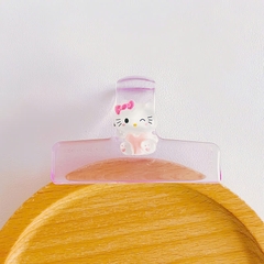 Kẹp tài liệu trong suốt gắn charm Sanrio 7,5cm