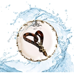 T2.Kẹp tóc V.S.L màu nâu đen 11cm