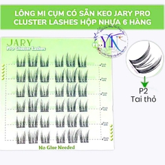 14.7-14.6.Hộp mi giả Jary Pro Cluster Lashes 6 hàng (có sẵn keo)