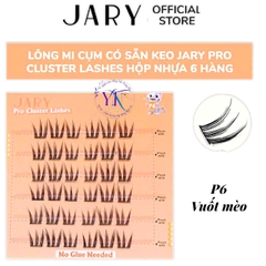 14.7-14.6.Hộp mi giả Jary Pro Cluster Lashes 6 hàng (có sẵn keo)