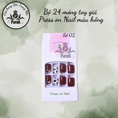 Bộ 24 nail giả Press on Nail G
