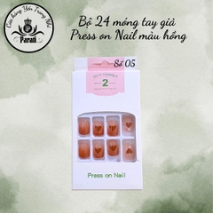 Bộ 24 nail giả Press on Nail G