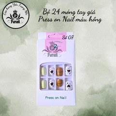 Bộ 24 nail giả Press on Nail G