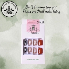 Bộ 24 nail giả Press on Nail G