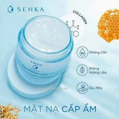 HLK-Mặt Nạ Ngủ Senka Deep Moist Gel Cream Khóa Ẩm, Giảm Nhăn 24H 50gr