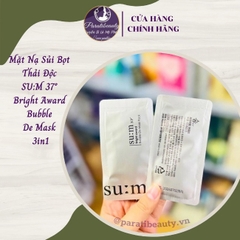 Mặt Nạ Sủi Bọt Thải Độc SU:M 37° Bright Award Bubble De Mask
