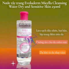 Nước tẩy trang Evoluderm 250ml
