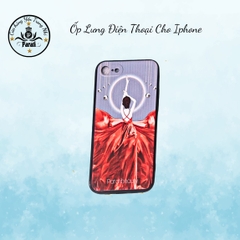 Ốp Điện Thoại Mềm, Chống Sốc Bảo Vệ Camera Họa Tiết Cô Gái Cho IPHONE 6/6Plus