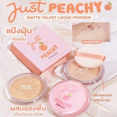 Phấn Phủ Dạng Bột Sivanna Colors Just Peachy HF197 Trái Đào Kiềm Dầu 20gr