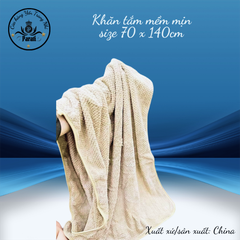 Khăn tắm mềm mịn size 140cm
