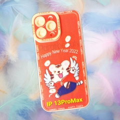 Ốp Điện Thoại Mềm, Chống Sốc Bảo Vệ Camera Họa Tiết Dễ Thương Dành Cho IPHONE 13PROMAX