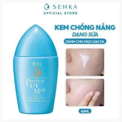 Sữa Chống Nắng Senka Perfect UV SPF50/PA+++Dưỡng Ẩm 40ml