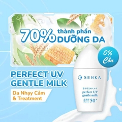 Sữa Chống Nắng Senka Perfect UV SPF50/PA+++Dưỡng Ẩm 40ml