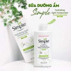 Sữa Dưỡng Ẩm Simple Hydrating Light Dịu Nhẹ Cấp Ẩm Tới 12H 125ml