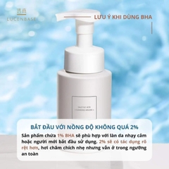 Sữa Rửa Mặt Tạo Bọt BHA Salicylic Acid Cleansing Mousse Lucenbase LUCB52 150ml