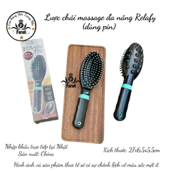 Lược chải massage đa năng Relafy (dùng pin)