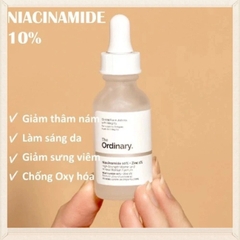 Serum Dưỡng Mềm Da, Giảm Sưng, Ngăn Ngừa Mụn The Ordinary Niacinamide 10% + Zinc 1% 30ml