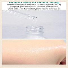 Serum Dưỡng Mềm Da, Giảm Sưng, Ngăn Ngừa Mụn The Ordinary Niacinamide 10% + Zinc 1% 30ml