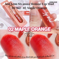 Son kem Sivanna Mousse Lip Mud HF962 Thái lan
