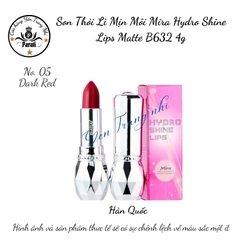 Son Thỏi Mira Hydro Shine Lips Matte B632 Lì Mịn Môi 4g