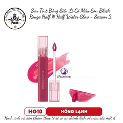Son Tint Bóng Siêu Lì Có Màu Son Black Rouge Half N Half Water Glow - Season 2