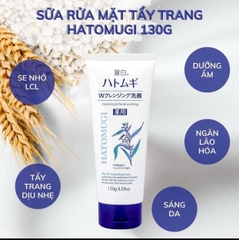Sữa Rửa Mặt Ý Dĩ Dưỡng Ẩm Sáng Da Hatomugi Naturie