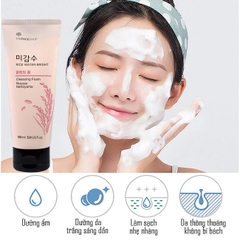 Sữa Rửa Mặt Chiết Xuất Sữa Gạo Không Hạt The Face Shop Rice Water Bright 150ml G