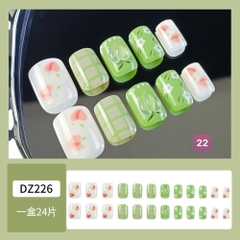 Set 24 móng đính đá kiểu keo