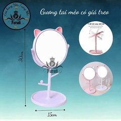 B8.10 Gương tai mèo có giá treo tiện lợi