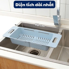 Khay gác bồn rửa chén Việt Nhật 47x18x8cm No.5613