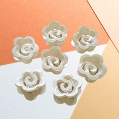 T5.Kẹp tóc hoa hồng tròn 5cm