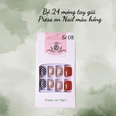 Bộ 24 nail giả Press on Nail G