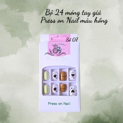 Bộ 24 nail giả Press on Nail G