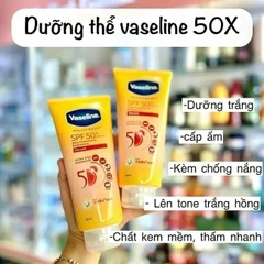 Tinh chất dưỡng thể Vaseline Healthy Bright Sun + Pollution Protection SPF 50+ PA++++70ml