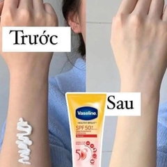 Tinh chất dưỡng thể Vaseline Healthy Bright Sun + Pollution Protection SPF 50+ PA++++70ml