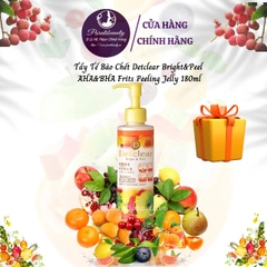 Gel Tẩy Tế Bào Chết Meishoku Det Clear Bright & Peel Fruits Peeling Jelly Hương Trái Cây 180ml