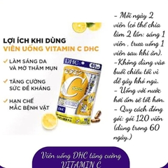 Bịch 120 Viên DHC tăng cường VITAMIN C